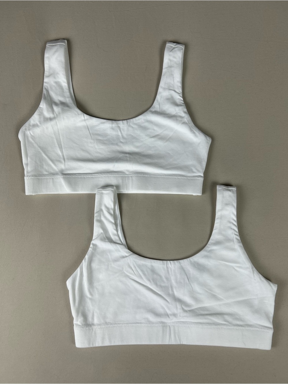 Quince Organic Cotton Tank Bralette (2-pack)
